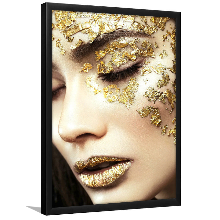 Gold Tishiki Framed Art Prints Wall Decor - Art Prints, Framed Picture,For Sale, Ready to hang