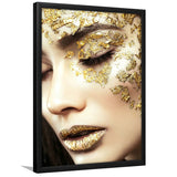 Gold Tishiki Framed Art Prints Wall Decor - Art Prints, Framed Picture,For Sale, Ready to hang