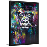 Gorilla V1 oil painting Framed Art Prints Wall Decor - Art Prints, Framed Picture,For Sale, Ready to hang