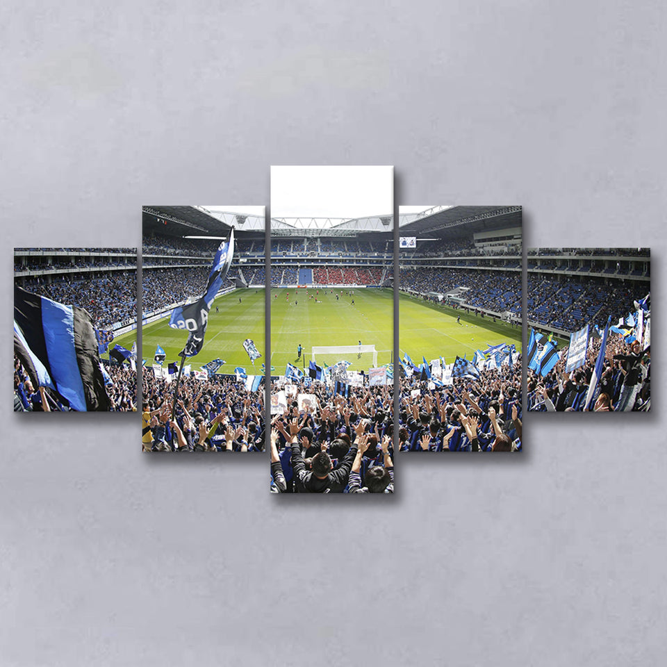Gamba Osaka New Stadium, Stadium Canvas, Sport Art, Large Canvas, Multi Panels, Canvas Prints Wall Art Decor