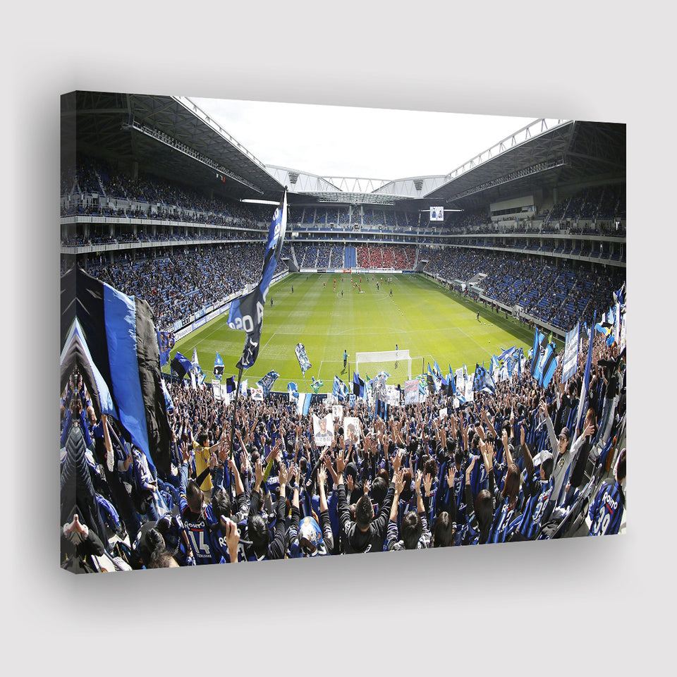 Gamba Osaka New Stadium, Stadium Canvas, Sport Art, Gift for him, Fan Gift, Canvas Prints Wall Art Decor