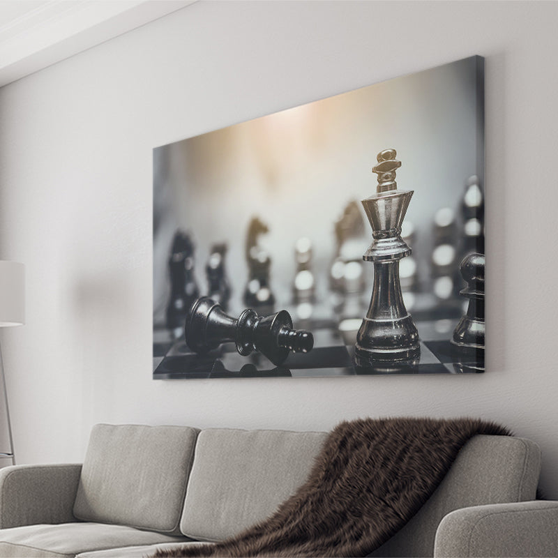 Game of Chess Stylish Canvas Prints Wall Art Decor - Paiting Canvas, Art Prints, Wall Decor, For Sale