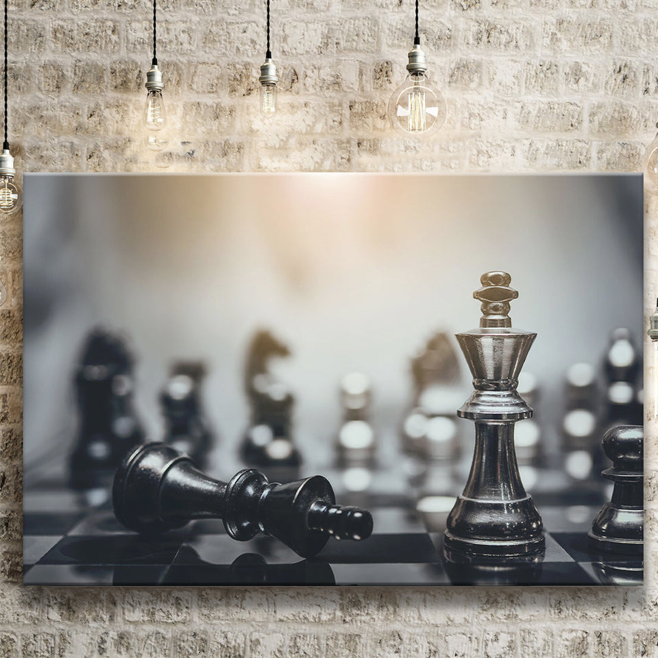 Game of Chess Stylish Canvas Prints Wall Art Decor - Paiting Canvas, Art Prints, Wall Decor, For Sale