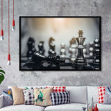 Game of Chess Stylish Framed Art Prints Wall Decor - Painting Prints, Framed Picture, Home Decor