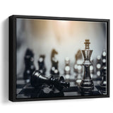 Game of Chess Stylish Framed Canvas Prints Wall Art Decor - Paiting Canvas, Art Prints, Floating Frame