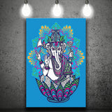 Ganesha Elephant, Diamond Painting Canvas Prints Wall Art Home Decor