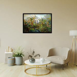Garden In Bordighera Morning By Claude Monet-Art Print,Canvas Art,Frame Art,Plexiglass Cover