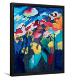 Garden In Murnau Ii By Wassily Kandinsky-Art Print,Frame Art,Plexiglass Cover