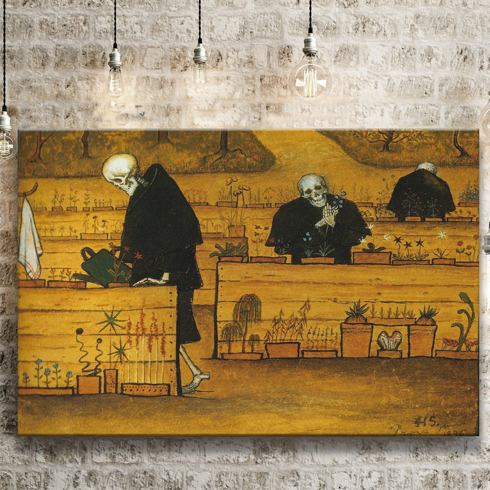Garden Of Death By Hugo Simberg Canvas Prints Wall Art - Painting Canvas, Home Wall Decor, Painting Prints, For Sale