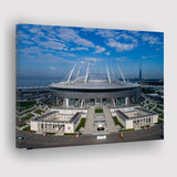 Gazprom Arena, Stadium Canvas, Sport Art, Gift for him, Fan Gift, Canvas Prints Wall Art Decor