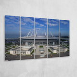 Gazprom Arena, Stadium Canvas, Sport Art, Gift for him, Multi Panels B, Canvas Prints Wall Art Decor
