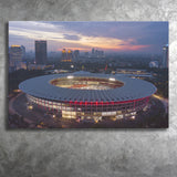 Gelora Bung Karno Main Stadium, Stadium Canvas, Sport Art, Gift for him, Fan Gift, Canvas Prints Wall Art Decor