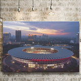 Gelora Bung Karno Main Stadium, Stadium Canvas, Sport Art, Gift for him, Fan Gift, Canvas Prints Wall Art Decor