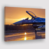 General Dynamics F 16 Fighting Falcon Craft Airplane Canvas Prints Wall Art Decor - Painting Canvas, Art Prints, Ready to Hang
