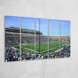 Generic Notre Dame Stadium, Stadium Canvas, Sport Art, Gift for him, Multi Panels B, Canvas Prints Wall Art Decor