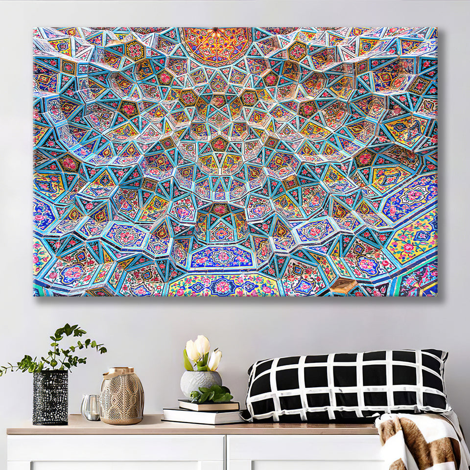 Geometrical Islamic Art Canvas Prints Wall Art - Painting Canvas, Wall Decor, Canvas Art, For Sale