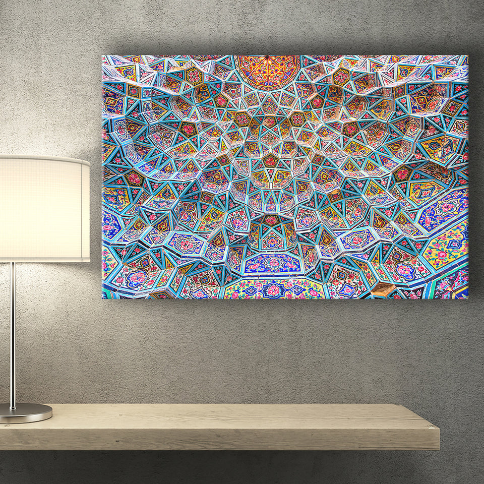 Geometrical Islamic Art Canvas Prints Wall Art - Painting Canvas, Wall Decor, Canvas Art, For Sale