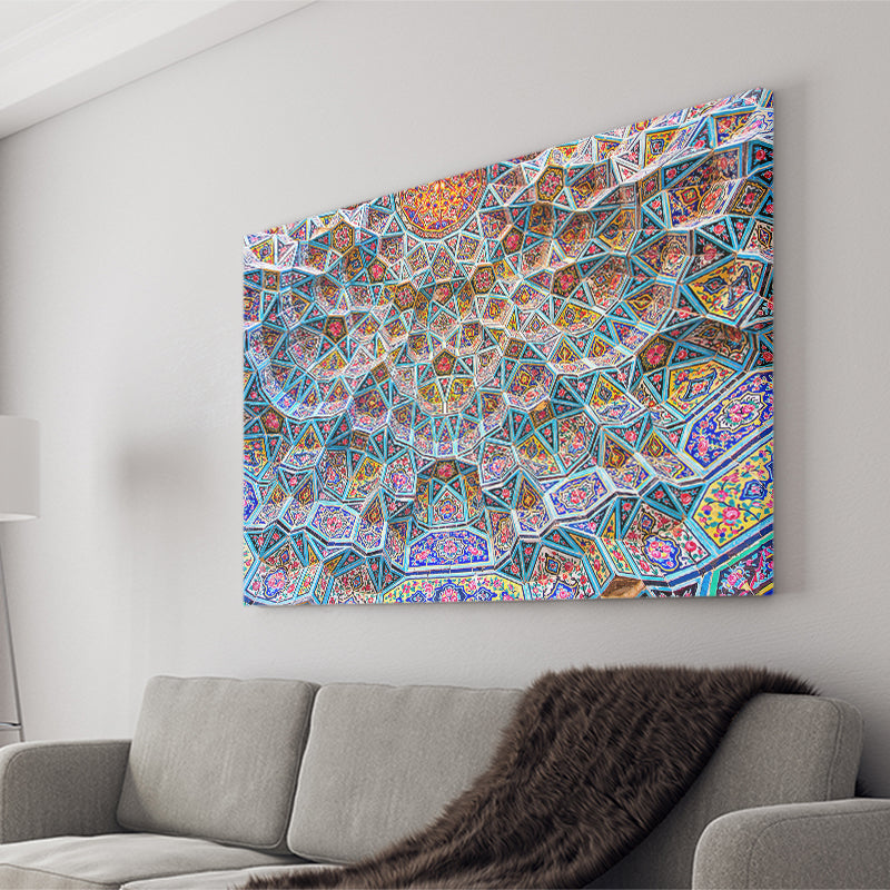 Geometrical Islamic Art Canvas Prints Wall Art - Painting Canvas, Wall Decor, Canvas Art, For Sale