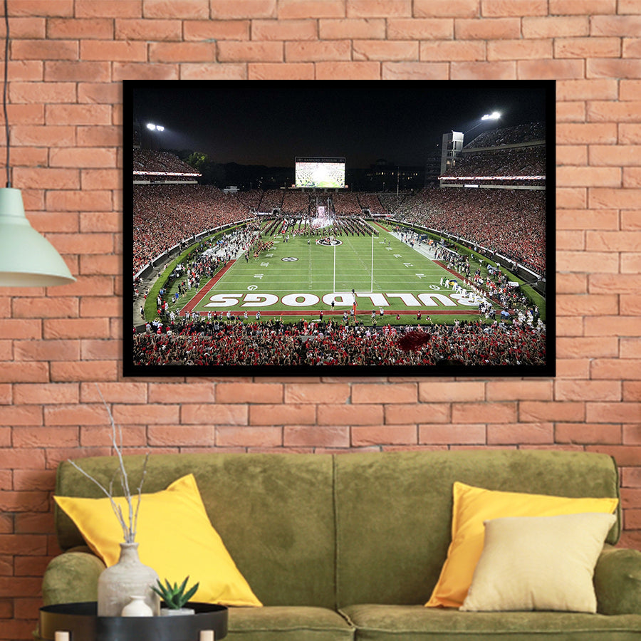 Georgia Bulldogs Stadium Art Prints Sanford Stadium Wall Art American,Sport Stadium Art Prints, Fan Gift, Wall Decor