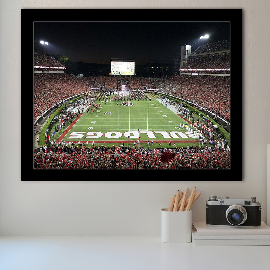 Georgia Bulldogs Stadium Art Prints Sanford Stadium Wall Art American,Sport Stadium Art Prints, Fan Gift, Wall Decor