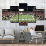 Georgia Bulldogs Stadium Canvas Prints Sanford Stadium Wall Art American,Multi Panels,Sport Stadium Art Prints, Fan Gift