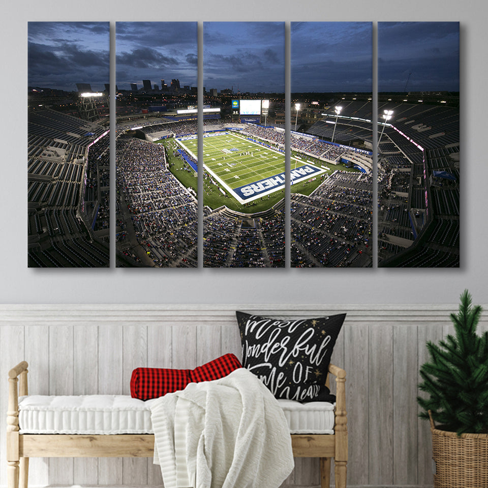 Georgia State Stadium, Stadium Canvas, Sport Art, Gift for him, Multi Panels B, Canvas Prints Wall Art Decor