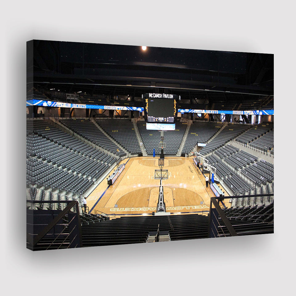 Georgia Tech Yellow Jackets Wall Art Camish Pavilion,Sport Stadium Art Prints, Fan Gift, Wall Decor