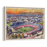Gerald J Ford Stadium Southern Methodist Football Stadium Watercolor, Sport Art Prints Fan Gift, Framed Canvas Prints Wall Art Decor