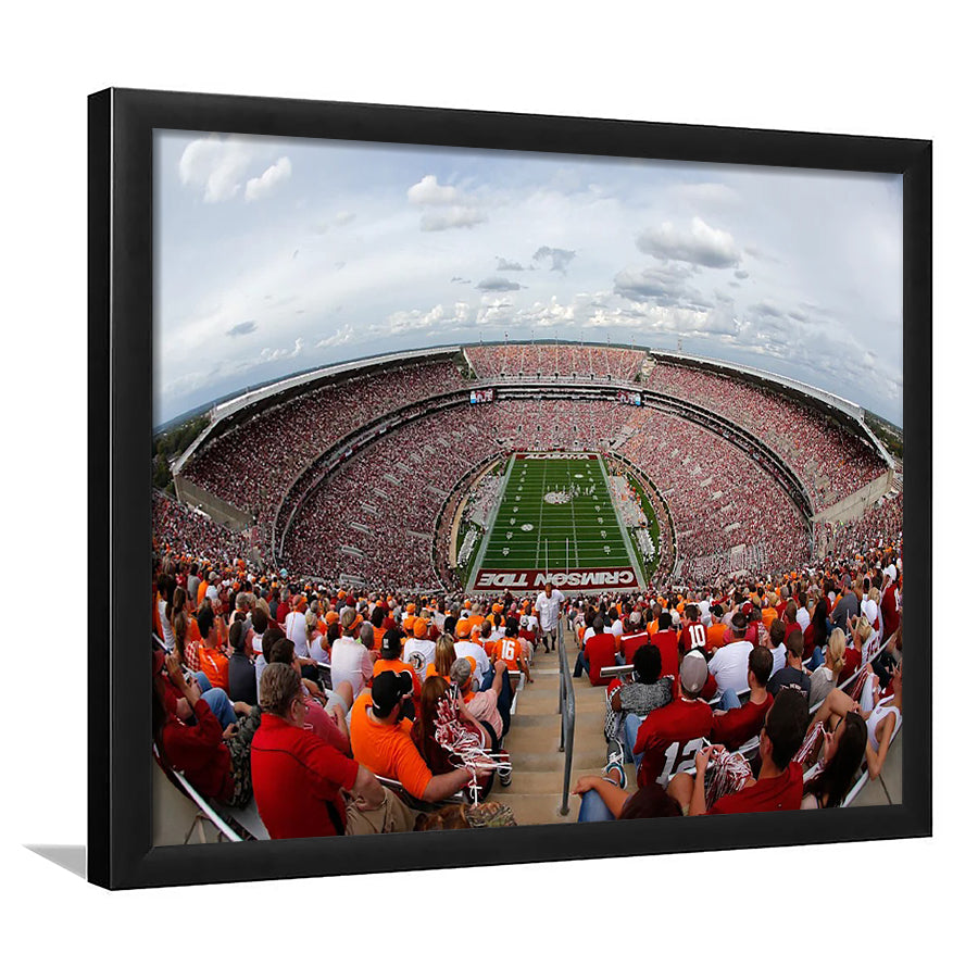 Getty Bryant Denny Stadium, Stadium Canvas, Sport Art, Gift for him, Framed Art Prints Wall Art Decor, Framed Picture