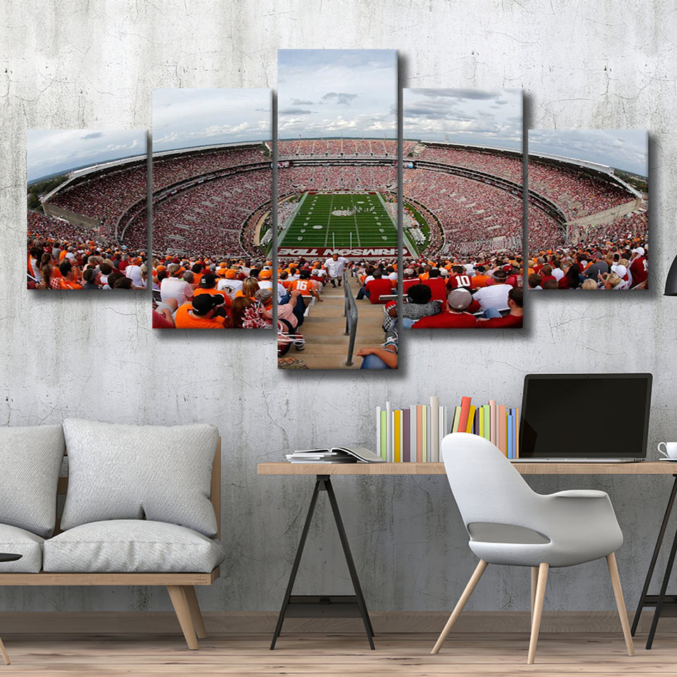 Getty Bryant Denny Stadium, Stadium Canvas, Sport Art, Large Canvas, Multi Panels, Canvas Prints Wall Art Decor