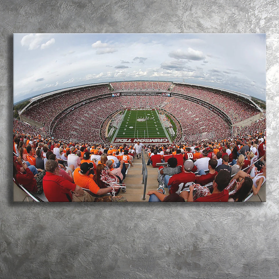 Getty Bryant Denny Stadium, Stadium Canvas, Sport Art, Gift for him, Fan Gift, Canvas Prints Wall Art Decor