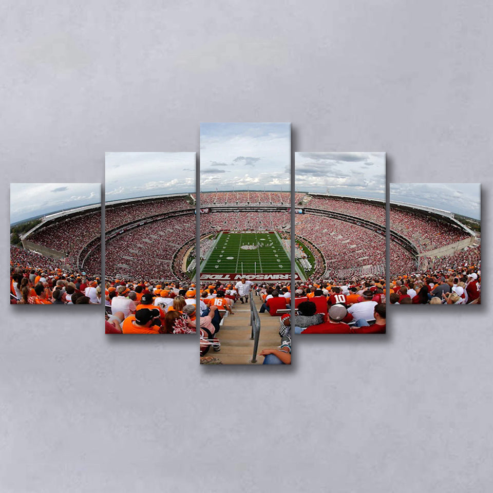 Getty Bryant Denny Stadium, Stadium Canvas, Sport Art, Large Canvas, Multi Panels, Canvas Prints Wall Art Decor