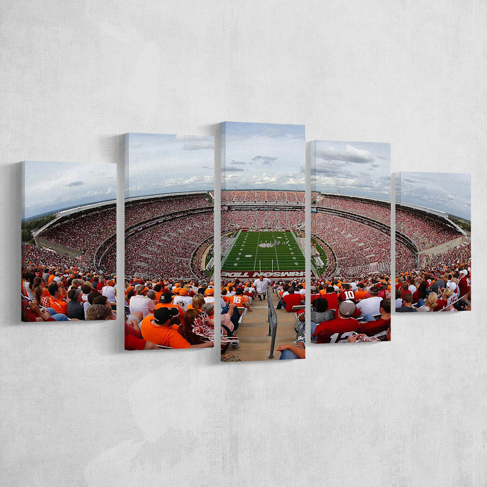 Getty Bryant Denny Stadium, Stadium Canvas, Sport Art, Large Canvas, Multi Panels, Canvas Prints Wall Art Decor