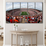 Getty Bryant Denny Stadium, Stadium Canvas, Sport Art, Gift for him, Multi Panels B, Canvas Prints Wall Art Decor