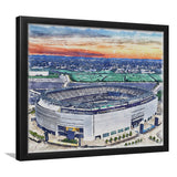 Giants Stadium MetLife Stadium Watercolor, Sport Prints Fan Gift, Framed Art Prints Wall Art Decor