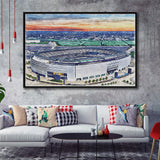 Giants Stadium MetLife Stadium Watercolor, Sport Art Prints Fan Gift, Framed Canvas Prints Wall Art Decor
