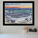 Giants Stadium MetLife Stadium Watercolor, Sport Prints Fan Gift, Framed Art Prints Wall Art Decor