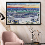 Giants Stadium MetLife Stadium Watercolor, Sport Art Prints Fan Gift, Framed Canvas Prints Wall Art Decor