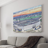 Giants Stadium MetLife Stadium Watercolor, Sport Art Prints Fan Gift, Canvas Prints Wall Art Decor