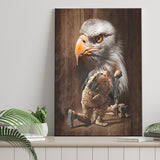 Gift For Veteran Eagle Honor The Fallen Hanging Canvas Canvas Prints Wall Art - Painting Canvas, Wall Decor, For Sale, Home Decor