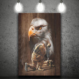 Gift For Veteran Eagle Honor The Fallen Hanging Canvas Canvas Prints Wall Art - Painting Canvas, Wall Decor, For Sale, Home Decor