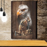 Gift For Veteran Eagle Honor The Fallen Hanging Canvas Canvas Prints Wall Art - Painting Canvas, Wall Decor, For Sale, Home Decor