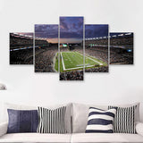 Gillette Stadium 5 Piece Multi Panels Canvas Prints Wall Art - Painting Canvas,Wall Decor