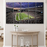 Gillette Stadium American Football, Stadium Canvas, Sport Art, Gift for him, Multi Panels B, Canvas Prints Wall Art Decor