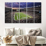 Gillette Stadium American Football 5 Pieces B Canvas Prints Wall Art - Painting Canvas, Multi Panels,5 Panel, Wall Decor