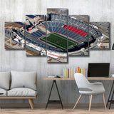 Gillette Stadium Wall Art New England Patriots Stadium Canvas Prints,Multi Panels,Sport Stadium Art Prints, Fan Gift