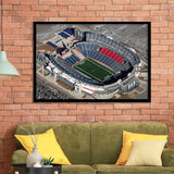 Gillette Stadium Wall Art New England Patriots Stadium Art Prints,Sport Stadium Art Prints, Fan Gift, Wall Decor