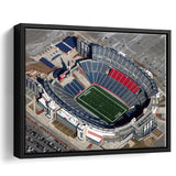 Gillette Stadium Wall Art New England Patriots Stadium Framed Canvas Prints,Sport Stadium Art Prints, Fan Gift