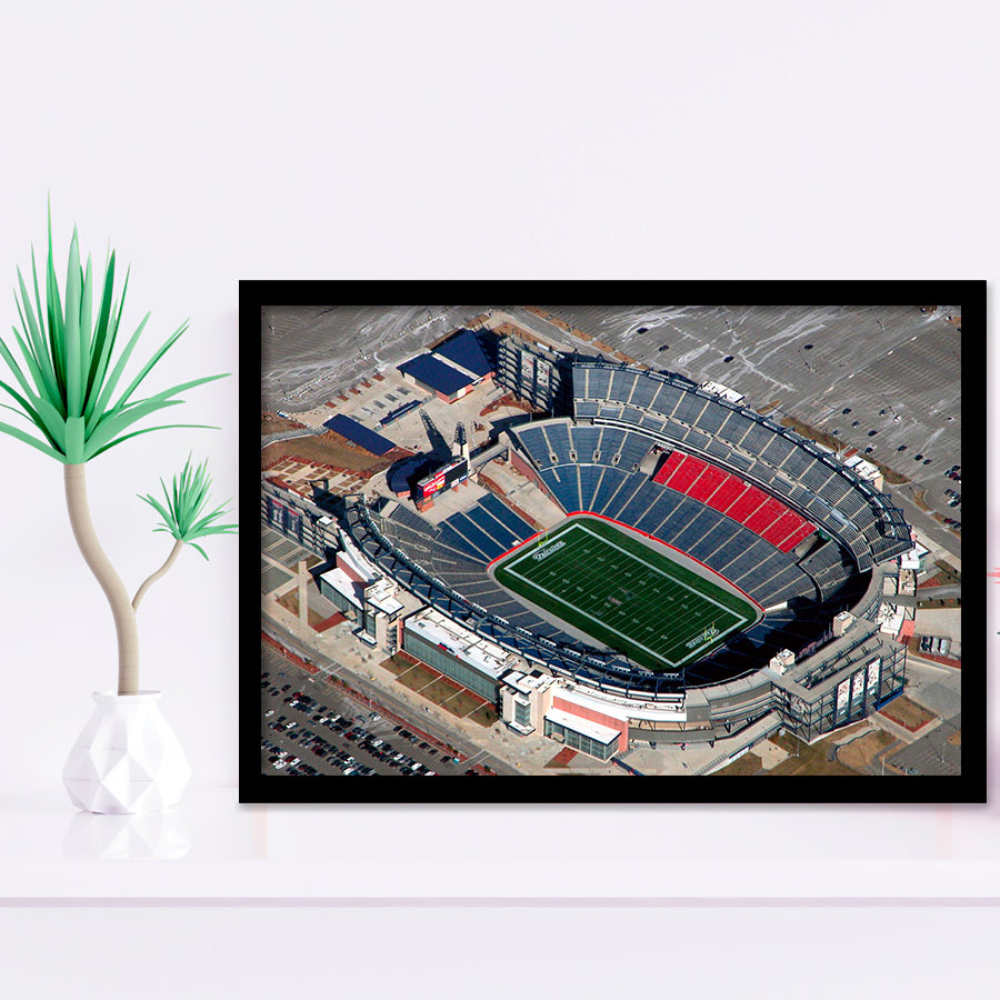 Gillette Stadium Wall Art New England Patriots Stadium Art Prints,Sport Stadium Art Prints, Fan Gift, Wall Decor