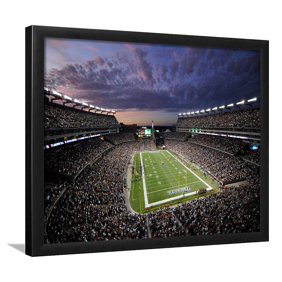 Gillette Stadium Framed Art Print Wall Decor - Painting Art, Framed Picture, Home Decor